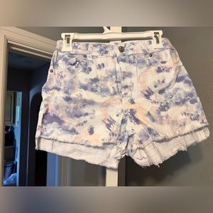 Tie dye jean shirt